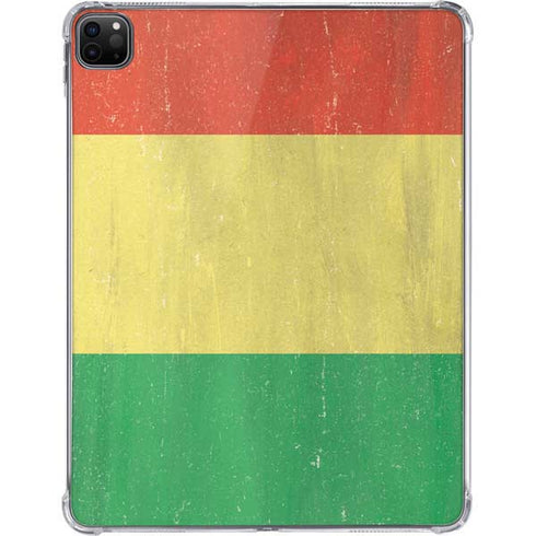 Bolivia Flag Distressed iPad Pro 11in (2024) Clear Case
